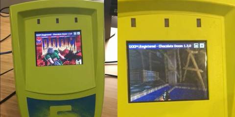 A ticket validator running Doom