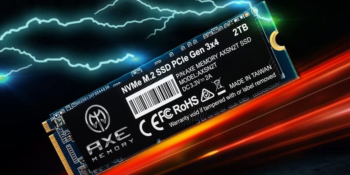 AXE MEMORY 2TB NVMe M.2 2280 PCIe Gen 3x4 Internal SSD Solid State Drive