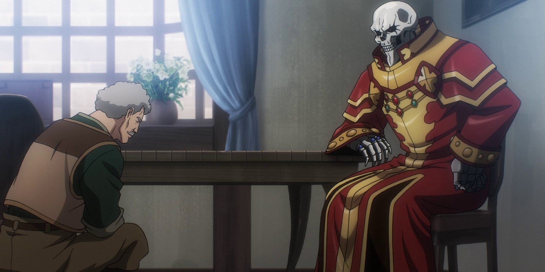 Ainz Discusses The Adventurers - Overlord IV Episode 1