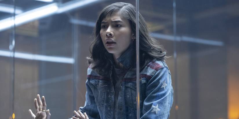 America Chavez in a glass jail cell in Doctor Strange in the Multiverse of Madness