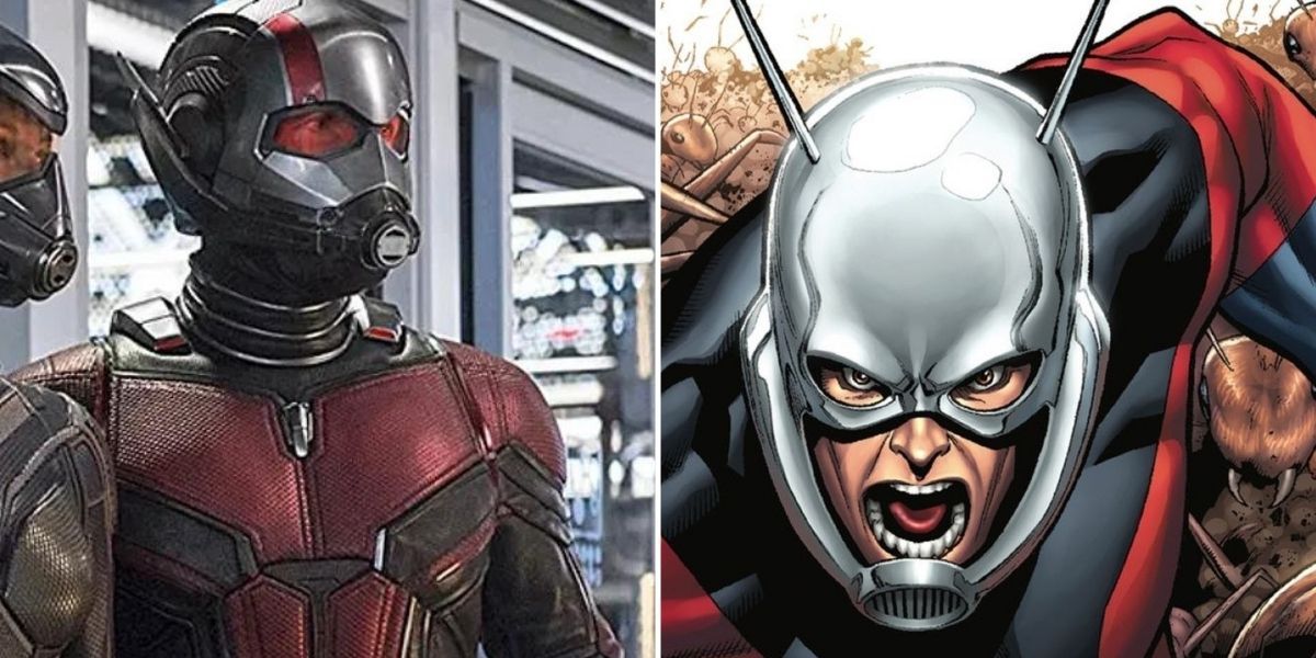 AntMan MCU vs Comics design