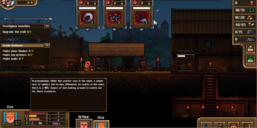 Anvil Saga An Employee With Arachnophobia Scared To Work In The Mine