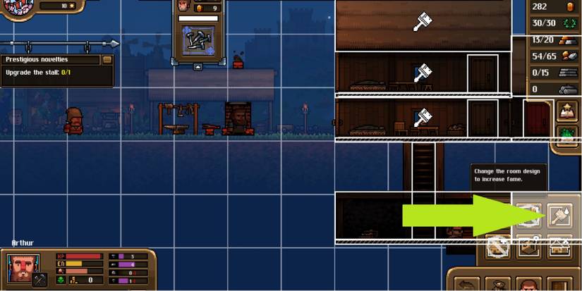 Anvil Saga Increasing Maximum Fame By Upgrading Rooms