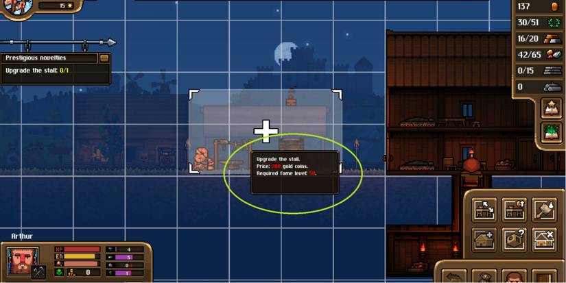Anvil Saga Requirements For The Next Stall Upgrade
