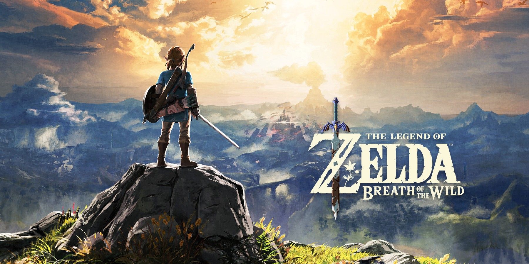 Artist Shares Zelda Breath of the Wild SNES-Style Title Screen