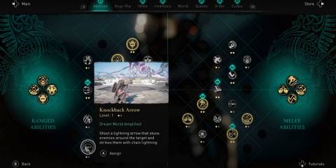Assassin's Creed Valhalla Knockback Arrow Description