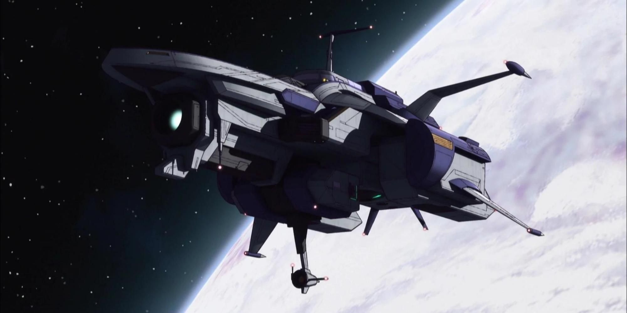 Anime Original Aeronave Ficção Científica Gato Garota Bicicleta Spaceship  Papel de Parede | Concept ships, Battleship, Spaceship art