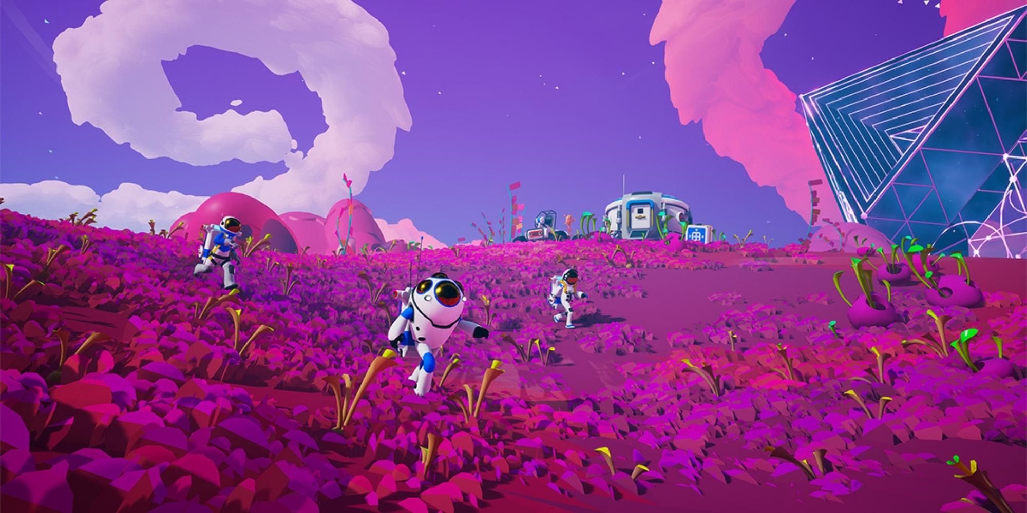 astronauts in Astroneer