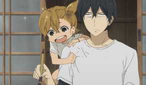 Seishu and Haru in Barakamon