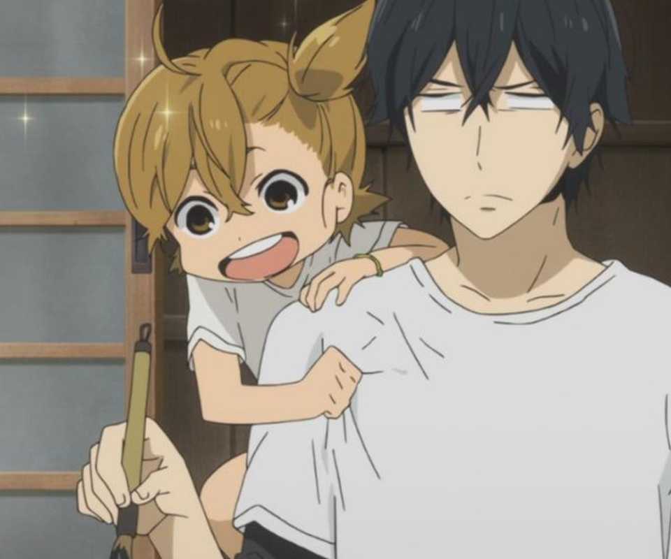Seishu and Haru in Barakamon