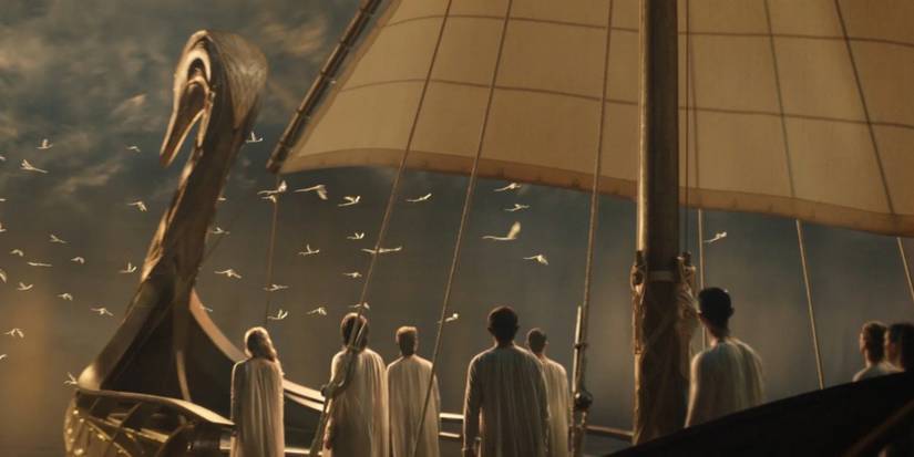 Birds flying to Valinor