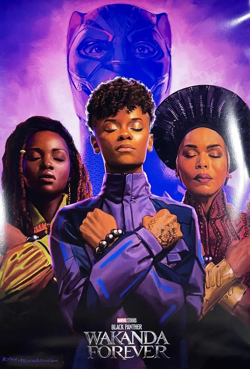 Nakia Shuri and Ramonda Black Panther: Wakanda Forever women poster