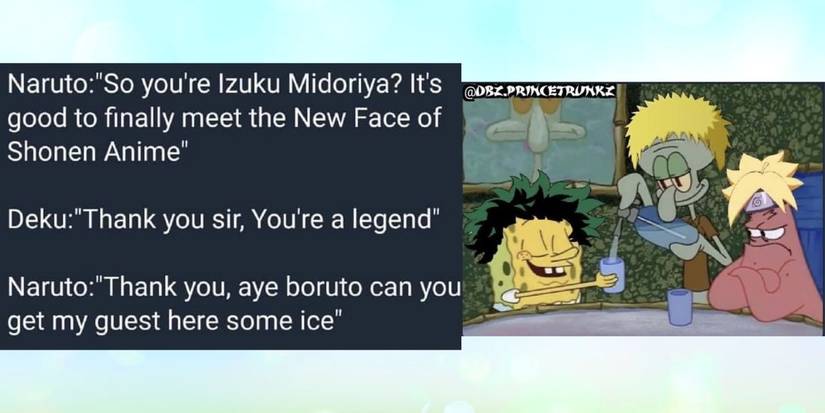 Boruto My Hero Academia Naruto Spongebob Meme