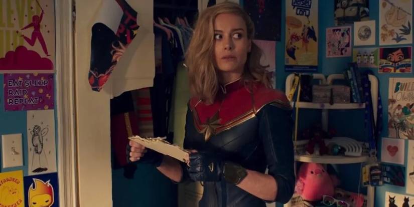 Brie Larson makes a cameo in the Ms Marvel credits scene