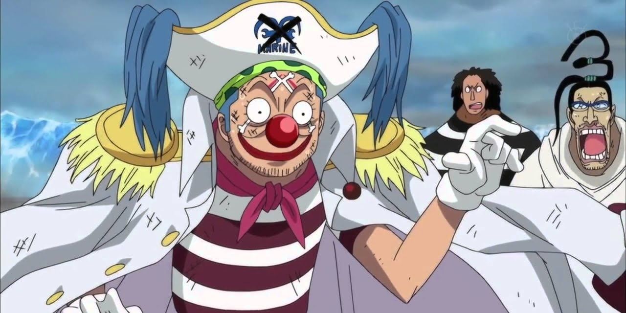 Buggy and his followers at Marineford
