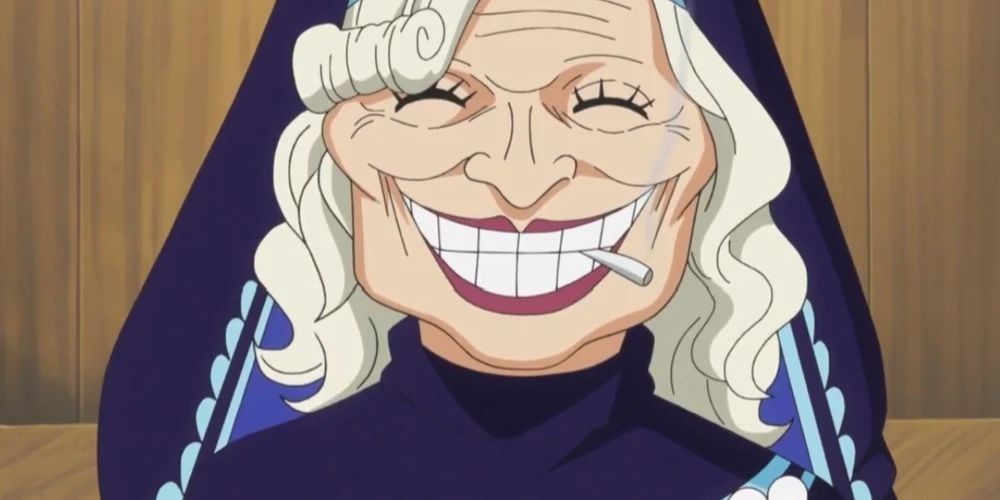 Carmel appearing in Big Mom's flashback in the One Piece anime