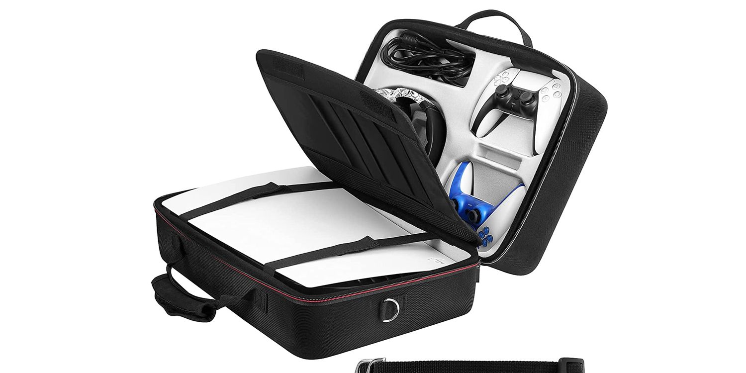 Carrying Case for PS5 - Hard Shell Protective Console Case