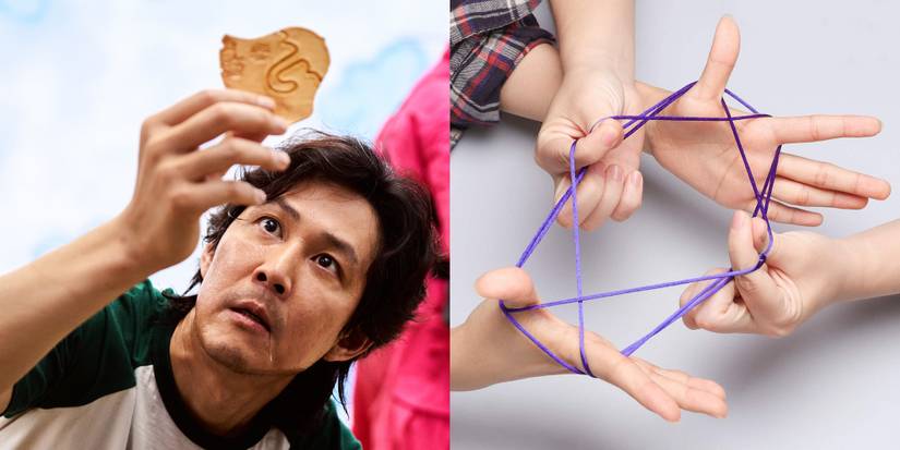 Gi-hun and cat's cradle