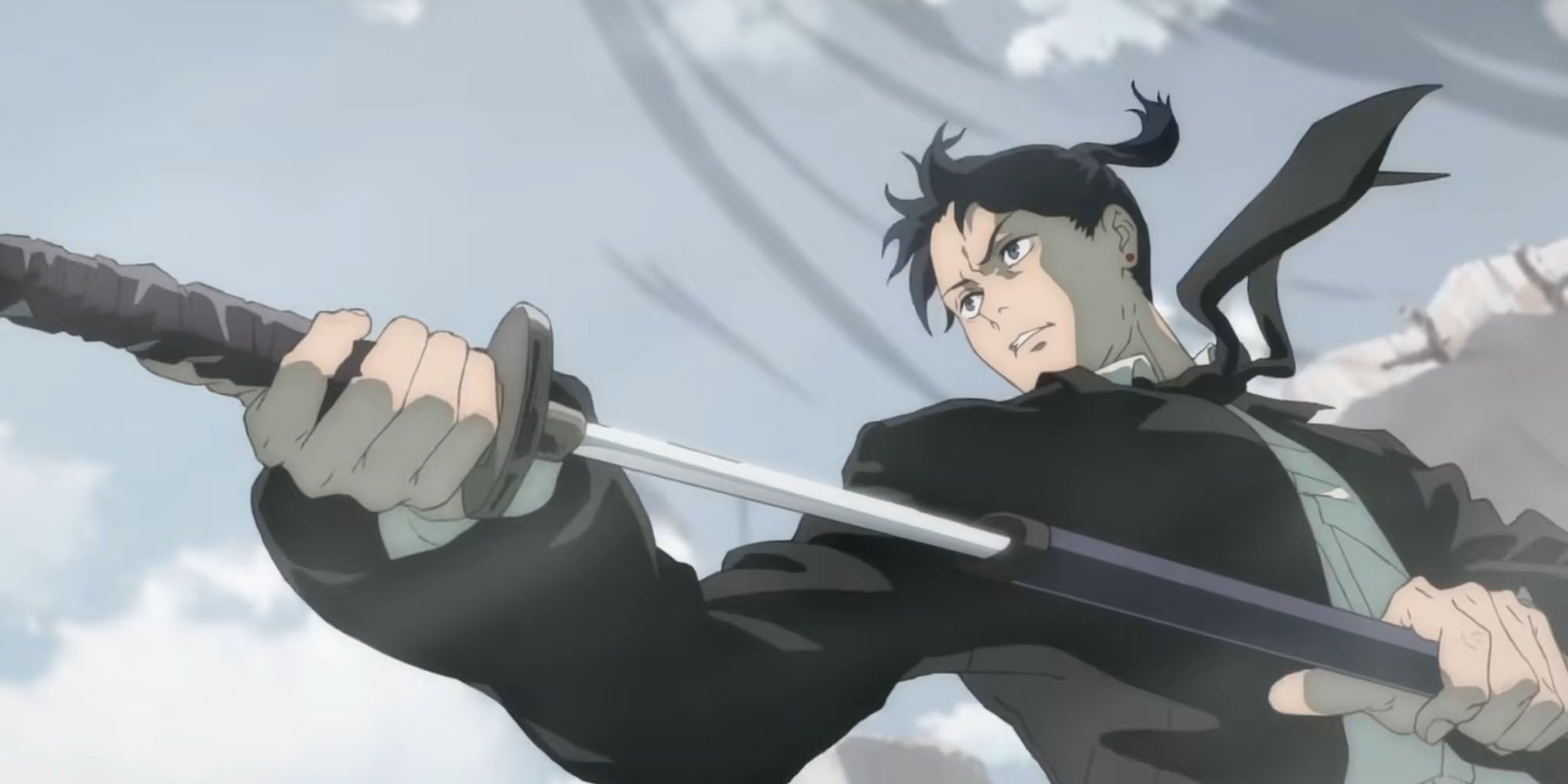 Человек с бензопилой - Аки использует свой меч в первом трейлере «Человек с бензопилой»