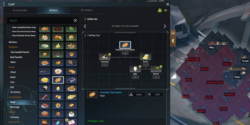 Chocolate Chip Cookies recipe in Eternal Return