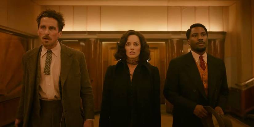 Christian Bale Margot Robbie John David Washington Amsterdam