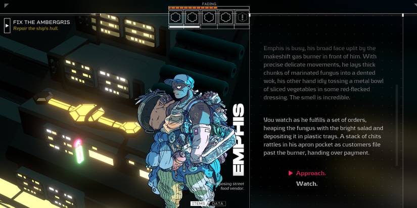 Citizen Sleeper - character Emphis