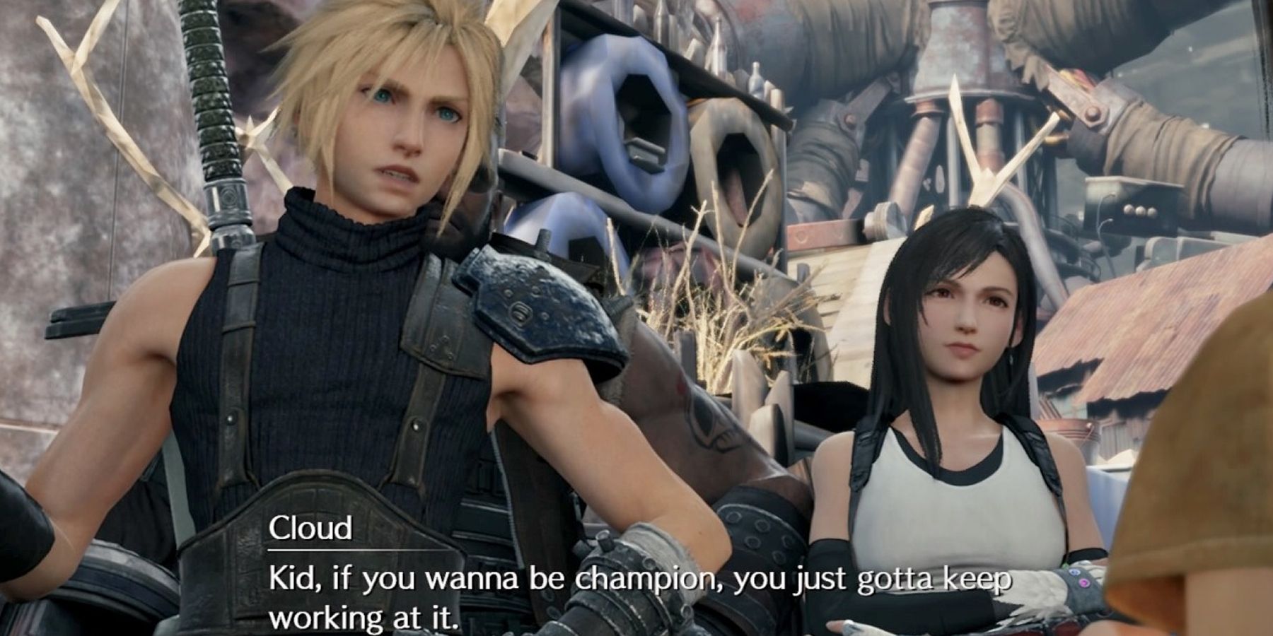 Cloud-Strife-FF7R-Champion-Side-Quest-Dialogue-Screenshot