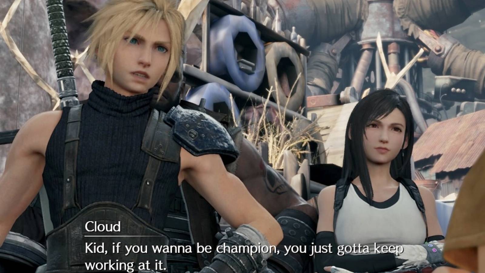Cloud-Strife-FF7R-Champion-Side-Quest-Dialogue-Screenshot