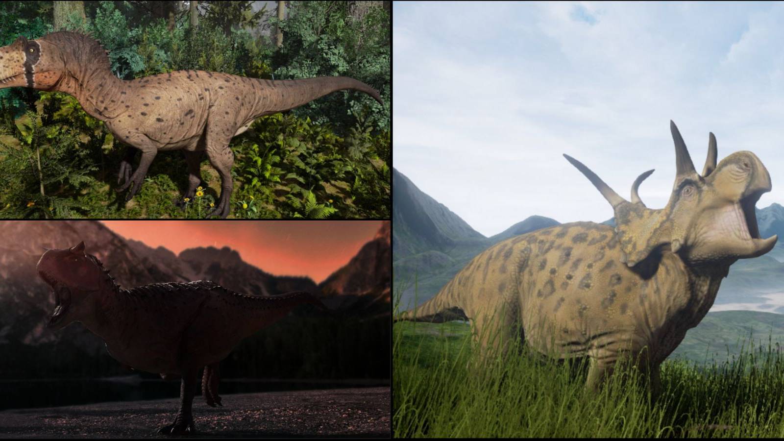 Split Image The Isle Best Solo Dinosaurs