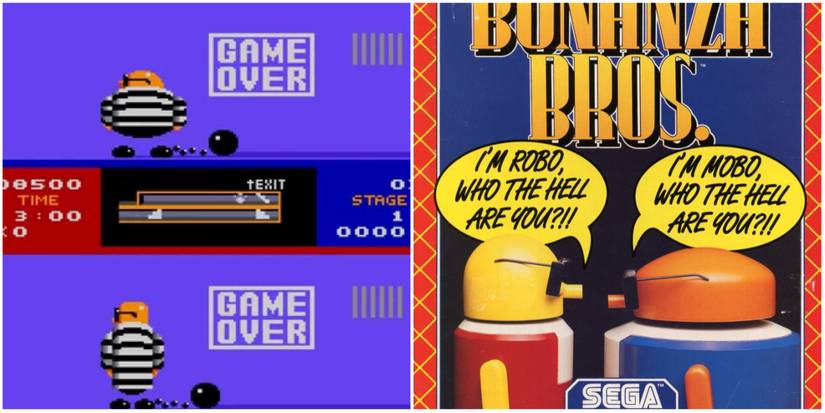 Bonanza Bros Gameplay & Bonanza Bros Box Art