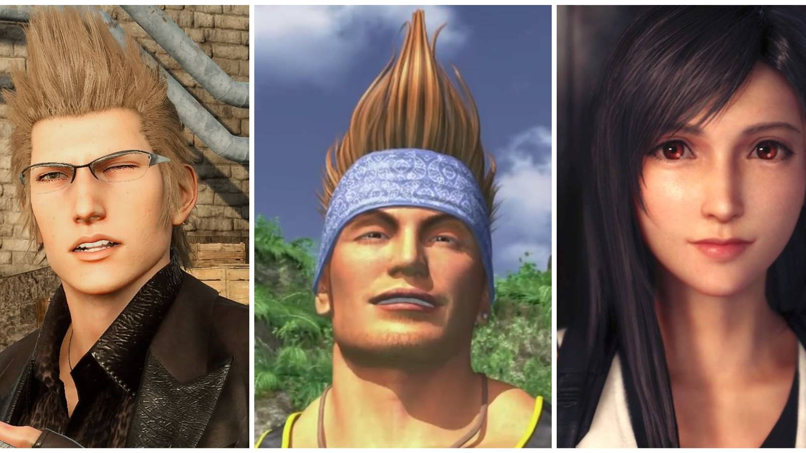 10 Most Ridiculous Hairstyles In Final Fantasy Ignis Wakka Tifa