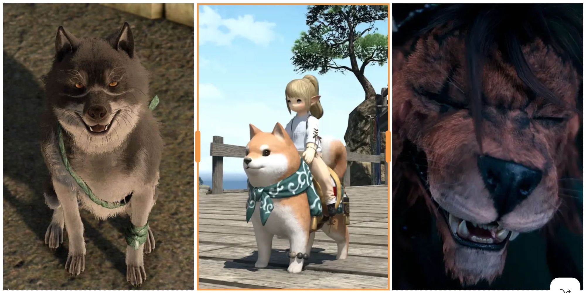 10 Best Dogs In Final Fantasy Umbra Megashiba Red XIII