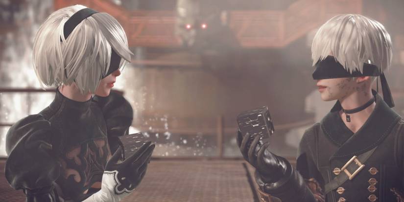 2B and 9S with Engles.