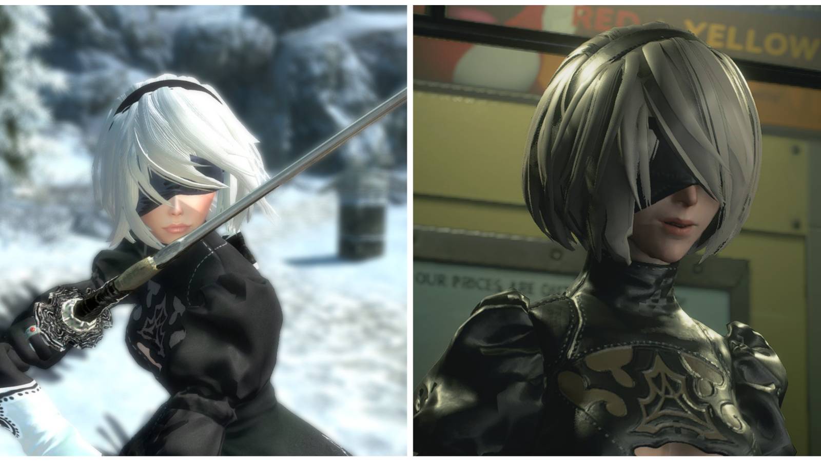 Mods That Add Nier Automata's 2B To Other Games