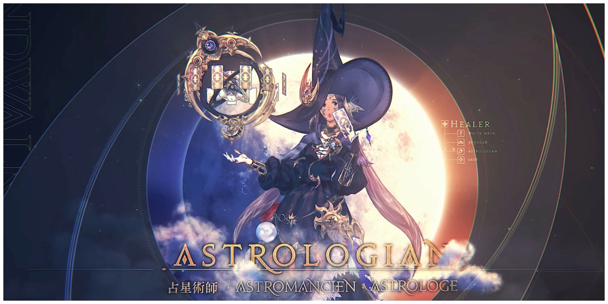 Astrologian class from Final Fantasy 14.
