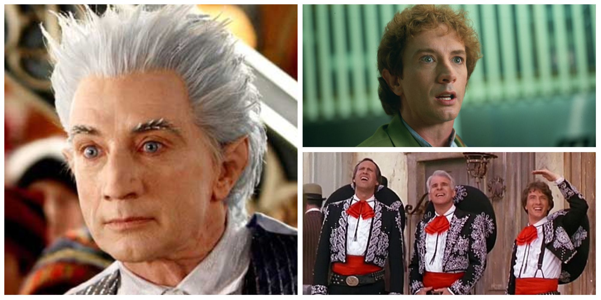 three martin short movies in a photo collage