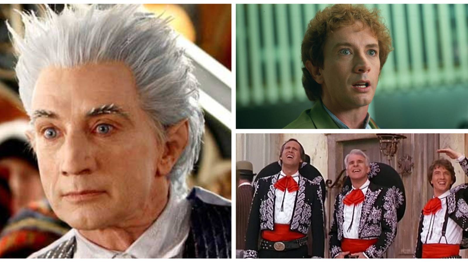 three martin short movies in a photo collage