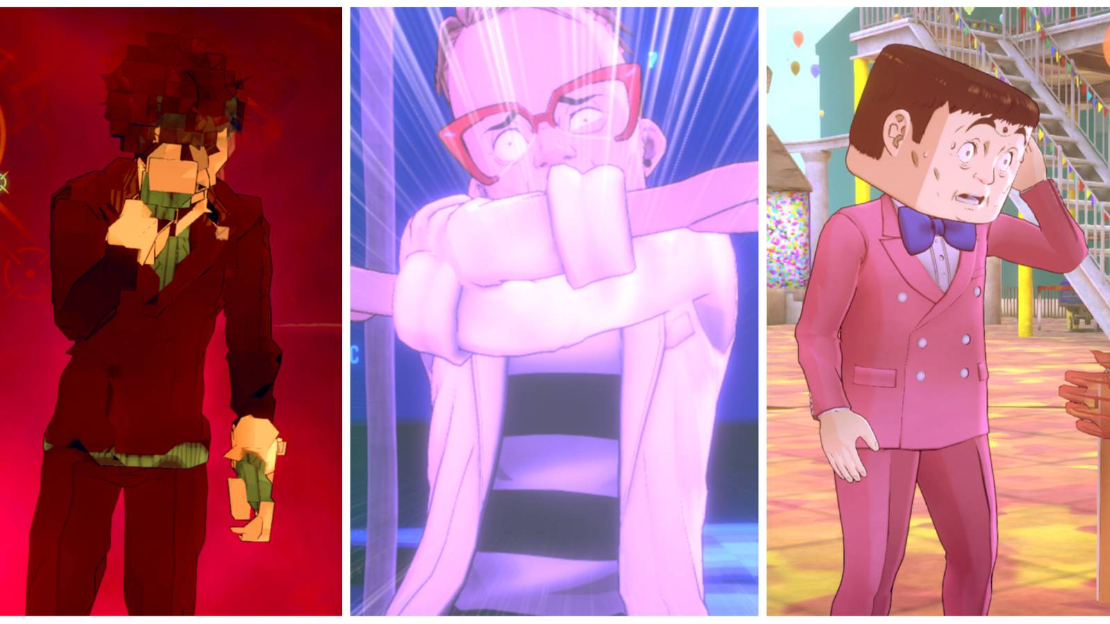 Split Image AI Somnium Files Nirvana Initiative Ryuki Chikara Komeji