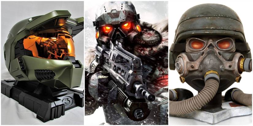 Halo 3 Legendary Edition Helmet, Helghast Soldier, Killzone 3 Special Edition Helmet