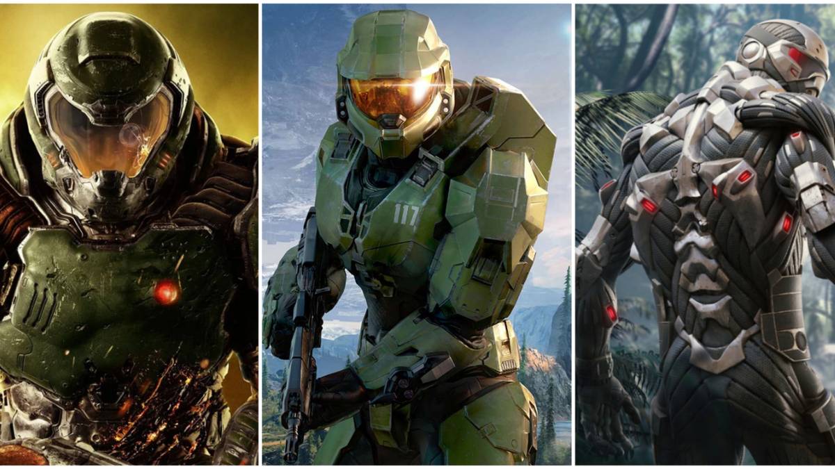 Doom Guy Master Chief Crysis 