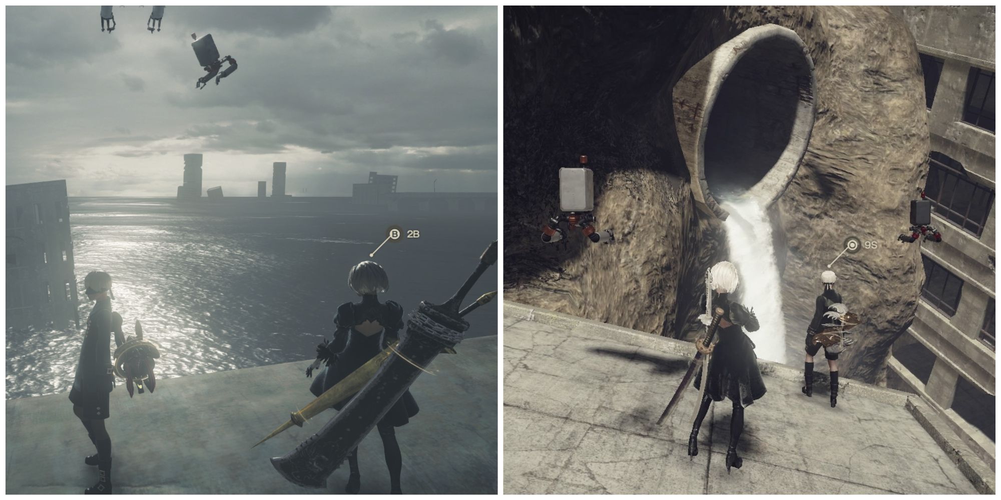 Nier Automata: How to Get to Flooded City 2B 9S