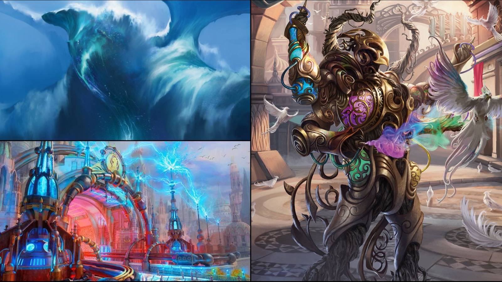 Split Image Most Beautiful Magic: The Gathering Cards