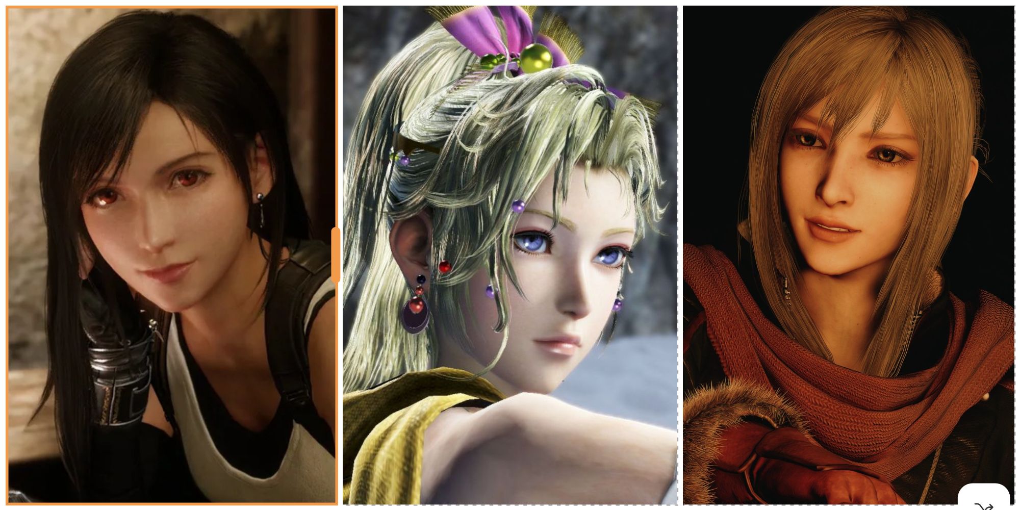 10 Strongest Women In Final Fantasy Tifa Terra Aranea