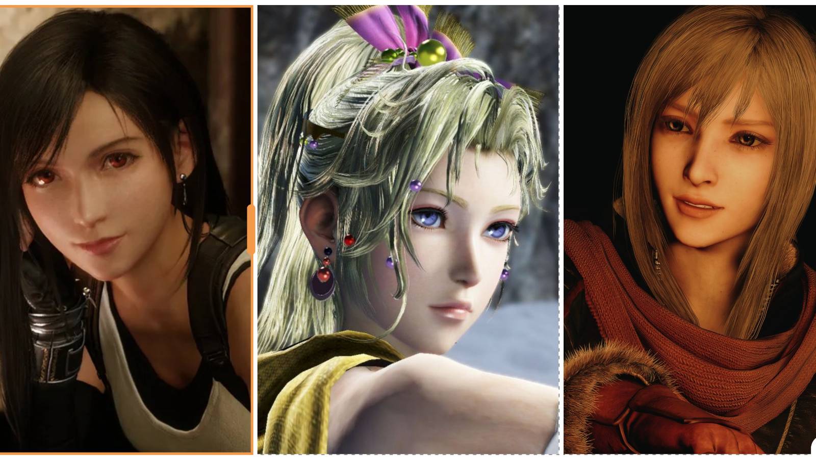10 Strongest Women In Final Fantasy Tifa Terra Aranea