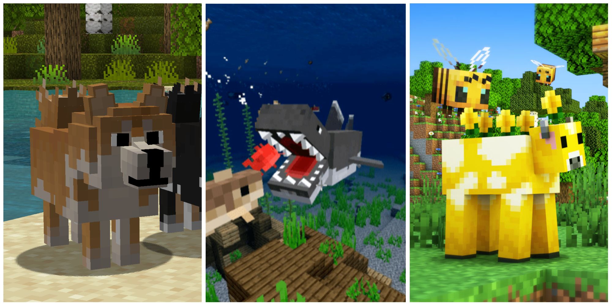 10 New Mobs That Need To Appear In Minecraft Dog Shark Moobloom