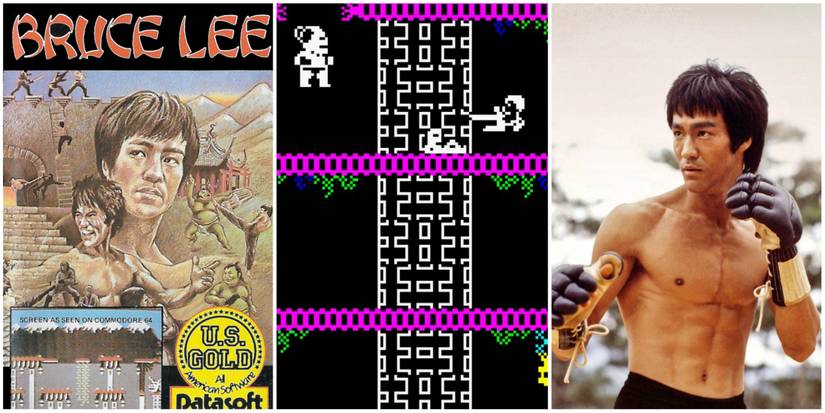 Bruce Lee Box Art, Bruce Lee Spectrum Gameplay Bruce Lee 