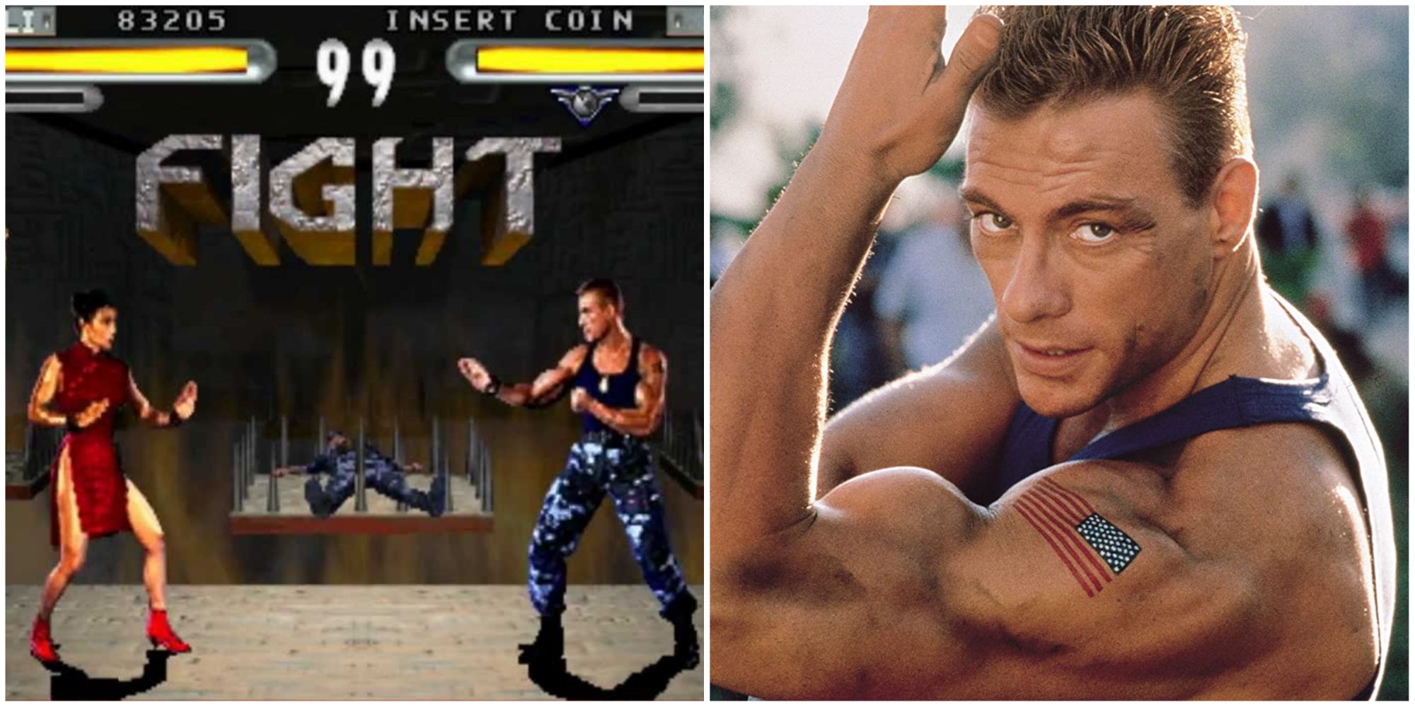 Street Fighter The Movie Video Game Jean Claude Van Damme Guile