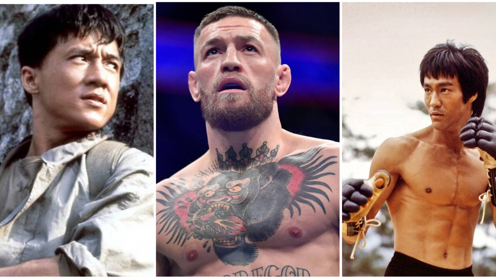 Jackie Chan, Conor McGregor, Bruce Lee