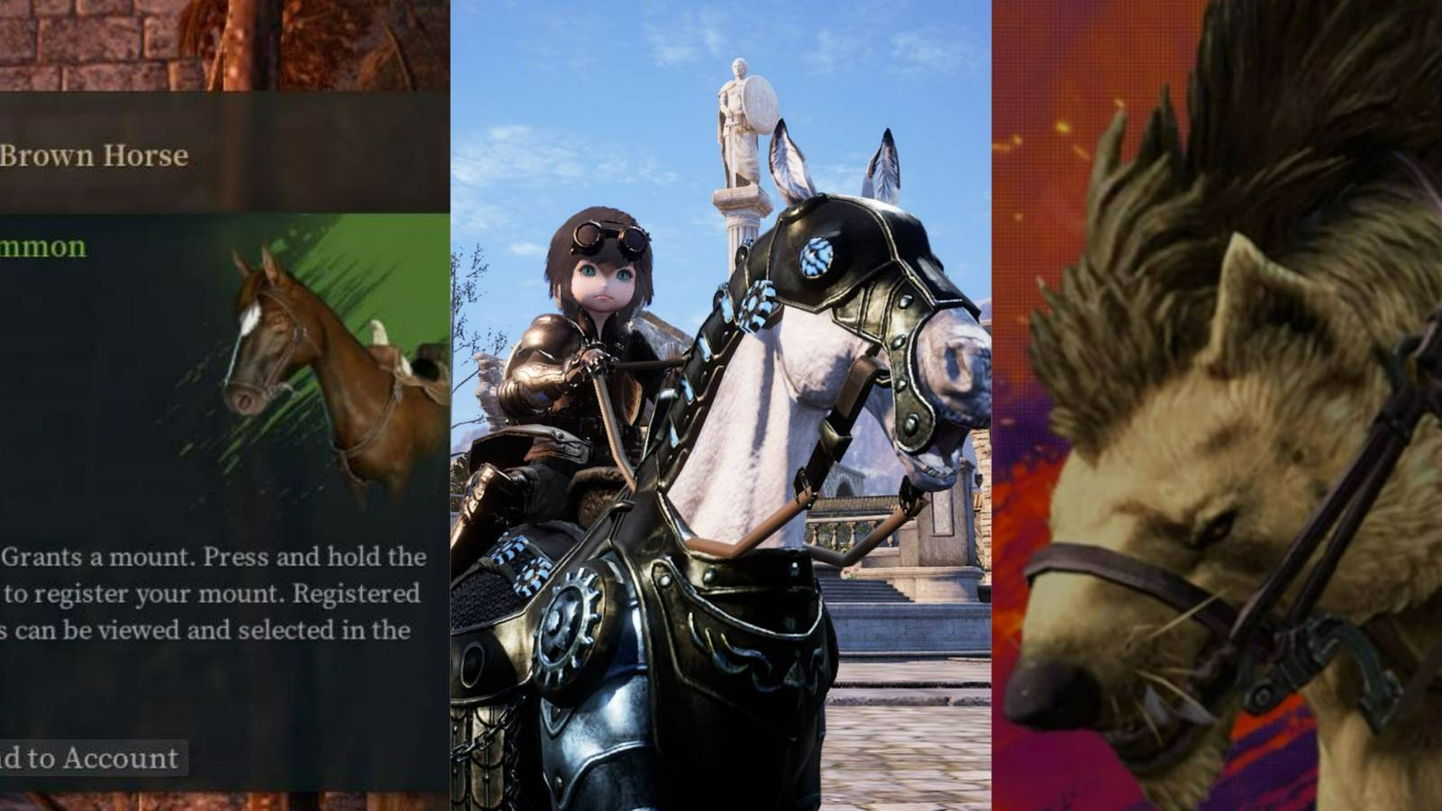 Bless Unleashed - Mounts