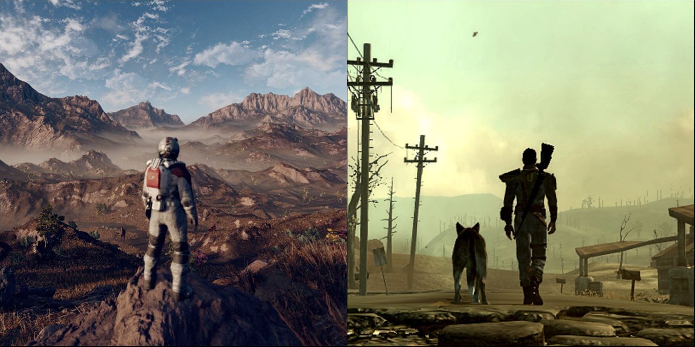 Split Image Starfield And Fallout 3